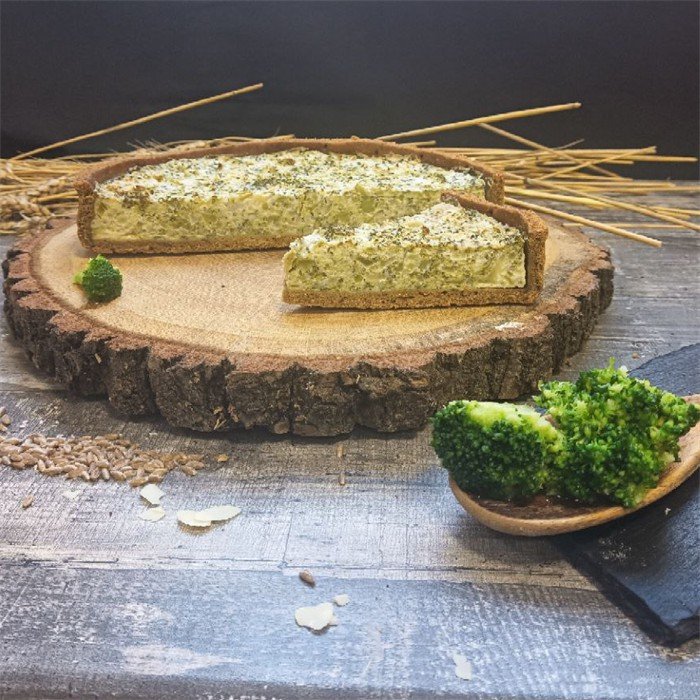 Заливной киш с брокколи