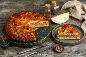 Рецепт пирога с капустой и мясом