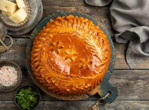 Пироги круглые