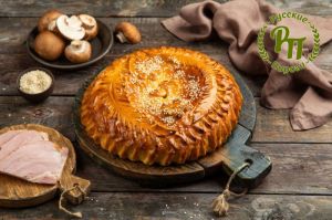 Пироги с ветчиной